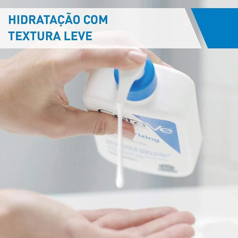 CeraVe, Loção Hidratante Corporal, com textura Fluida e Ácido Hialurônico 237g
