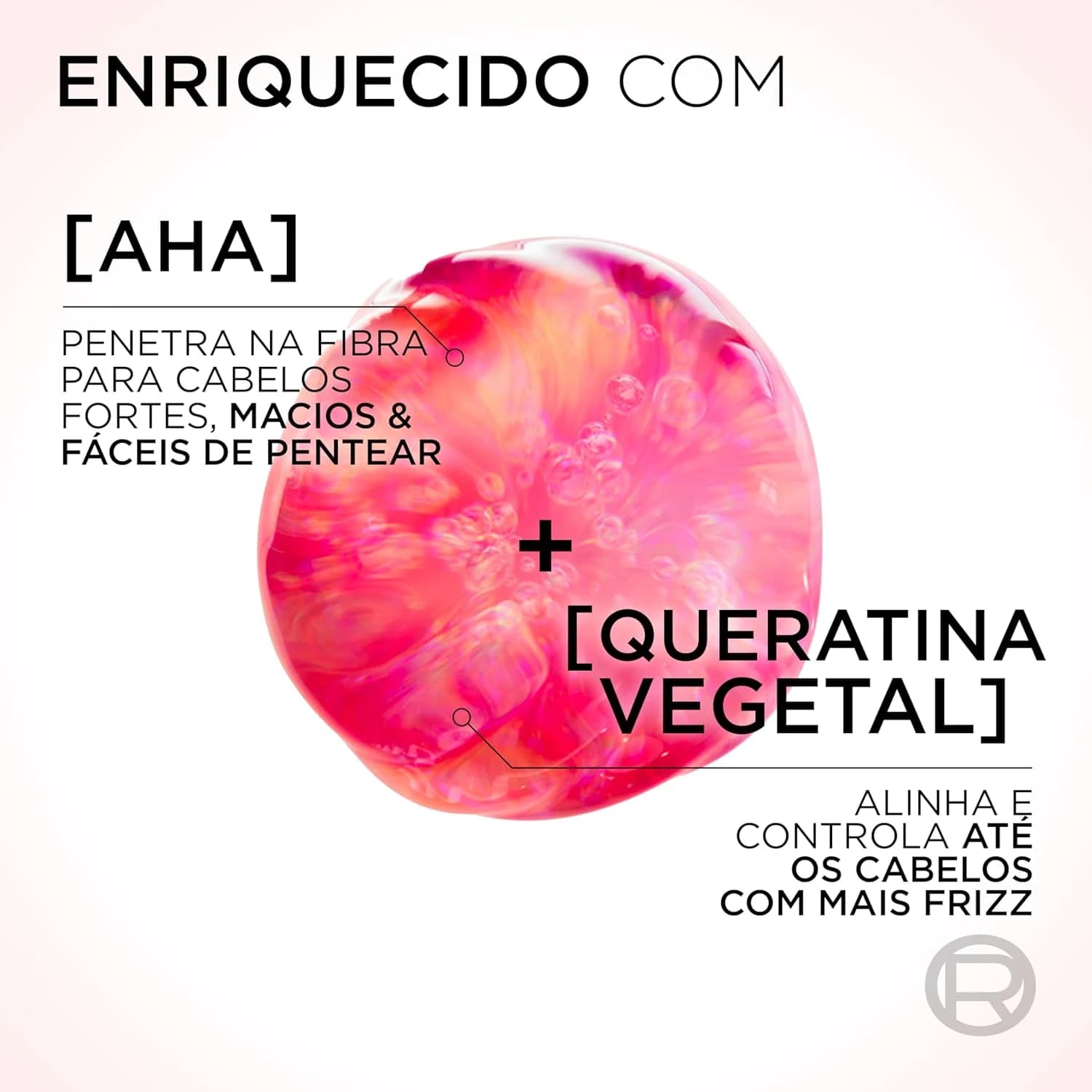L'Oréal Paris Elseve Liso dos Sonhos Shampoo Super Alinhador, com Queratina Vegetal e AHA, 400ml